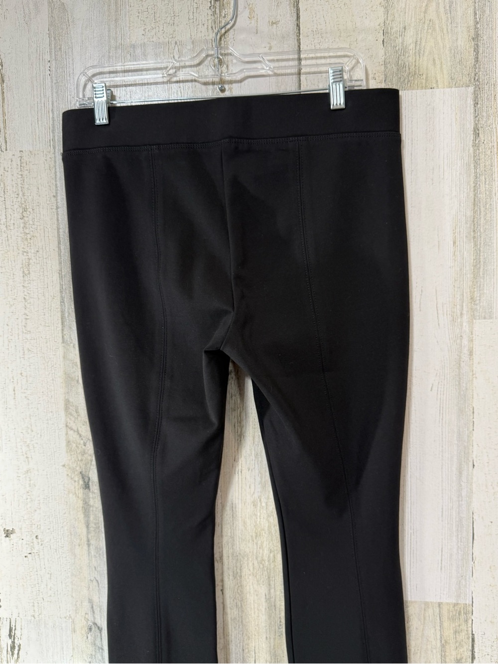 White House Black Market Black Ponte The Leggings with Gold Ankle Button Accents - Picture 8 of 16